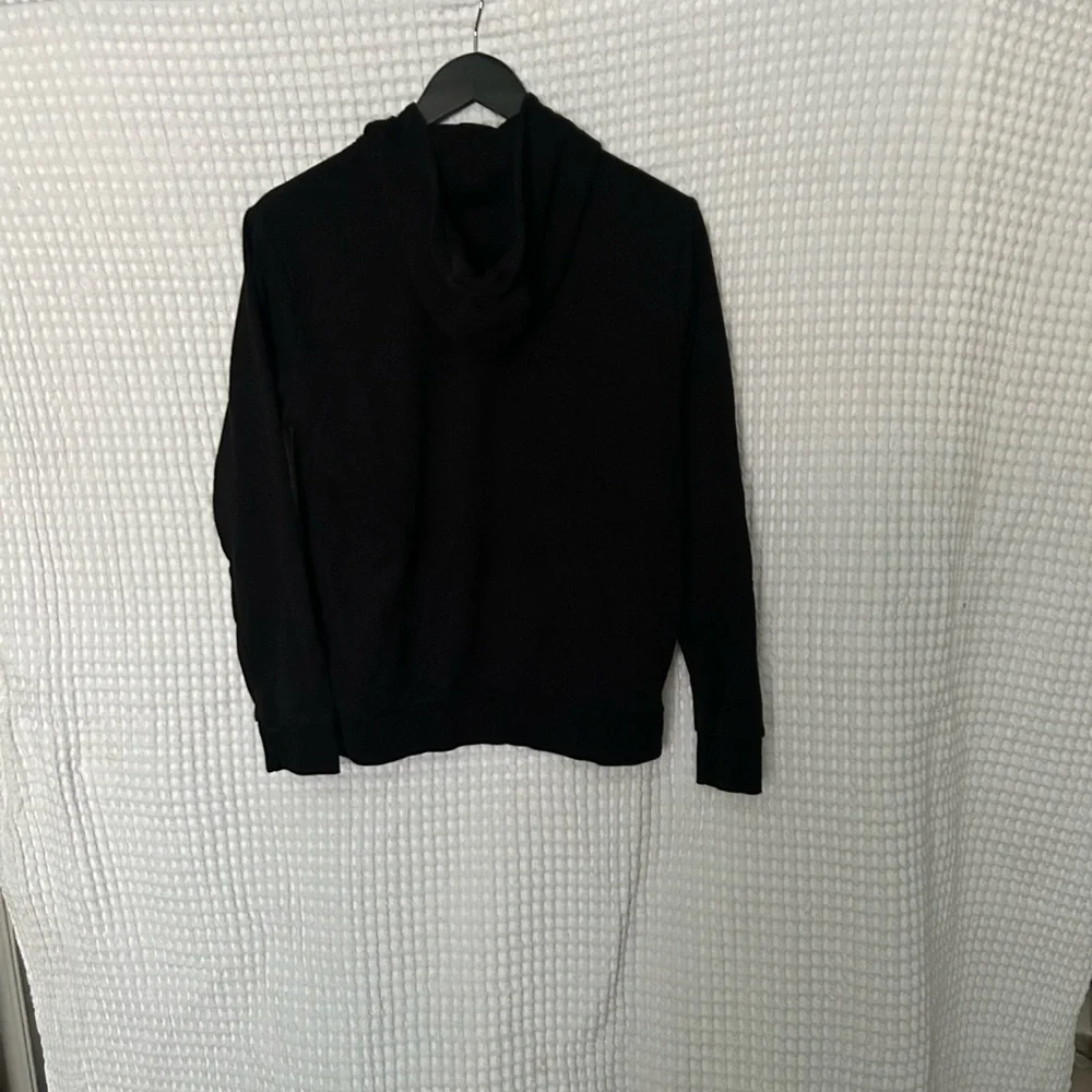 Adidas Black Sweatshirt with White Trefoil Logo